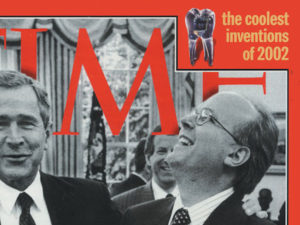 Couverture du magazine Time mentionnant l'implant téléphonique