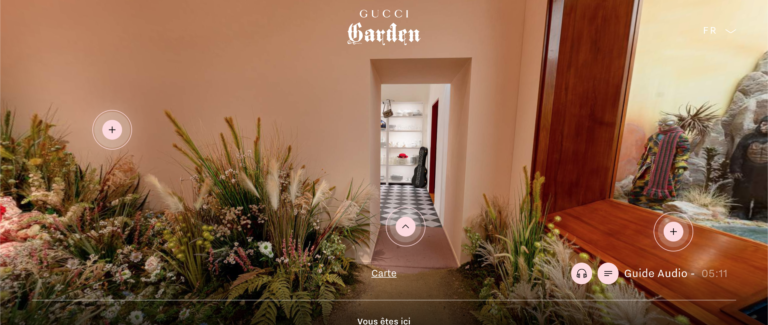 Visite virtuelle du Gucci Garden
