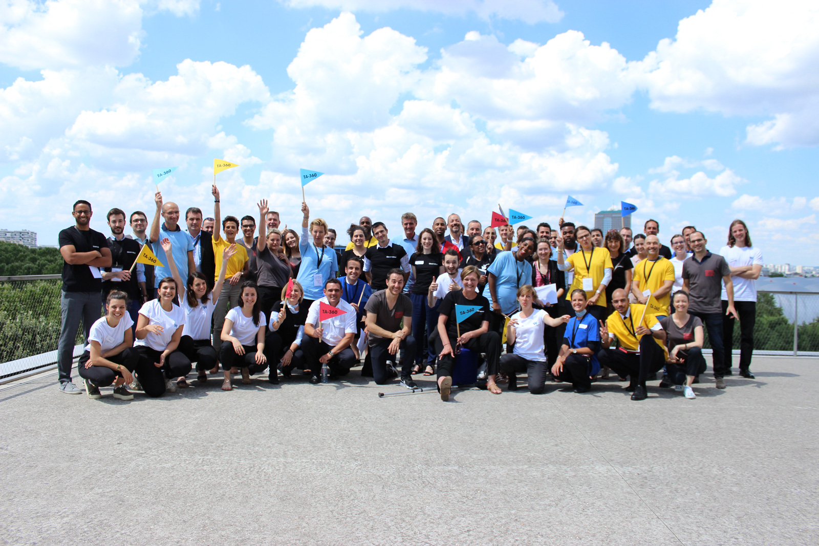 photo de groupe de l'atelier Air France