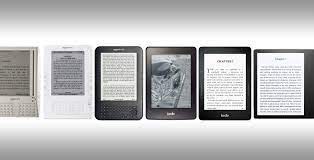 Plusieurs générations de Kindle