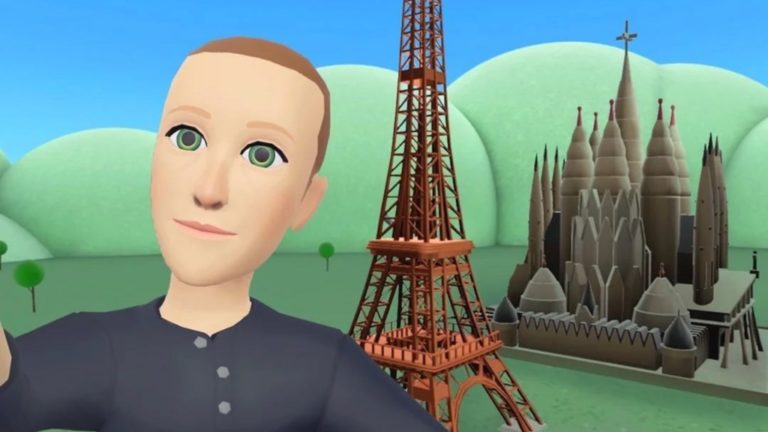 Selfie de Mark Zuckerberg dans Horizon Worlds