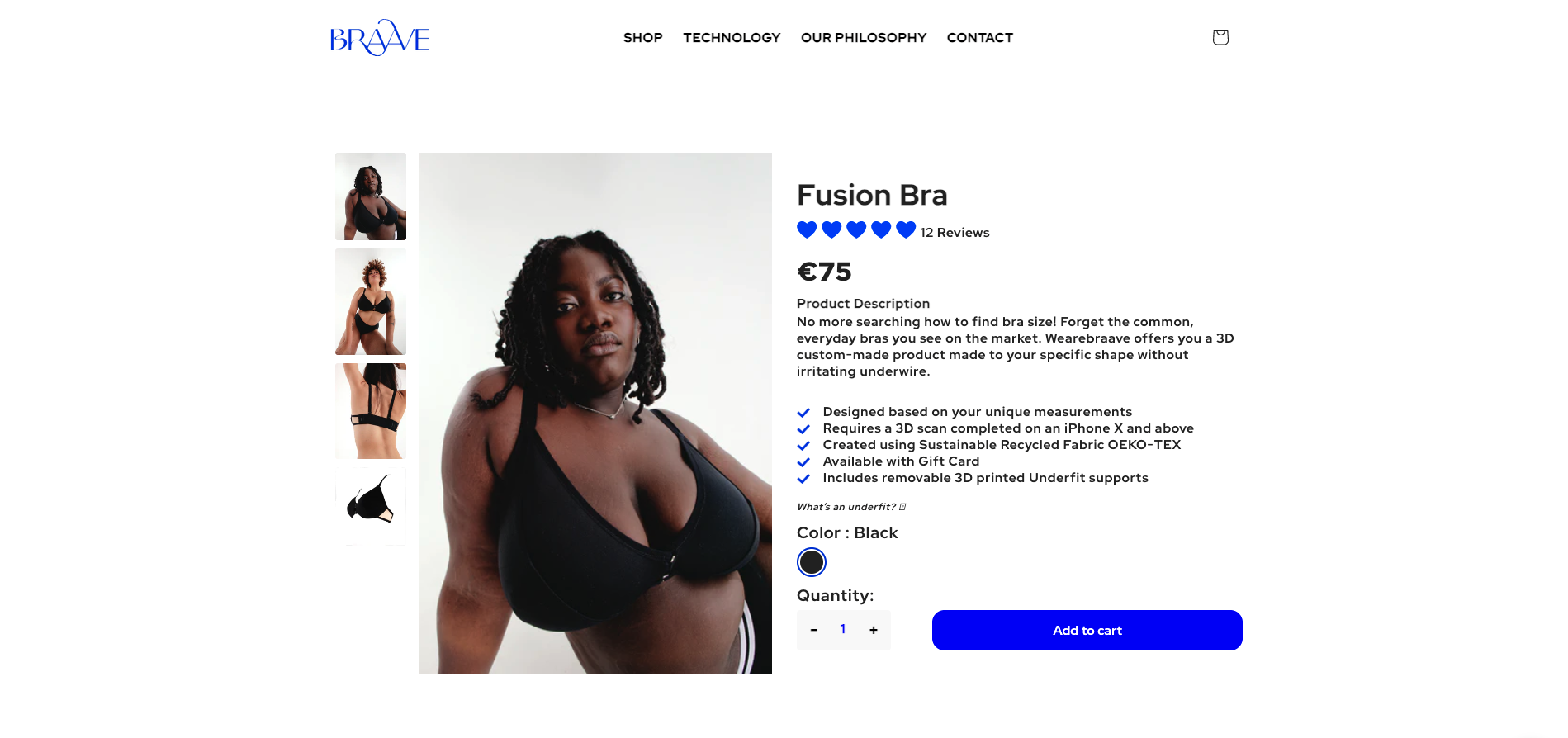 Fusion bra Endeer